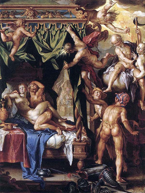 Mars and Venus discovered by the Gods